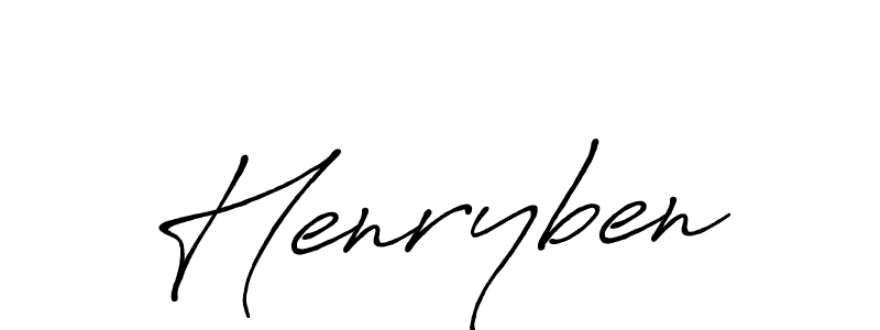 How to Draw Henryben signature style? Antro_Vectra_Bolder is a latest design signature styles for name Henryben. Henryben signature style 7 images and pictures png