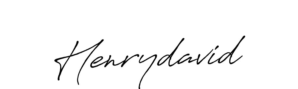 You should practise on your own different ways (Antro_Vectra_Bolder) to write your name (Henrydavid) in signature. don't let someone else do it for you. Henrydavid signature style 7 images and pictures png