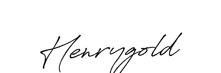 Make a beautiful signature design for name Henrygold. With this signature (Antro_Vectra_Bolder) style, you can create a handwritten signature for free. Henrygold signature style 7 images and pictures png