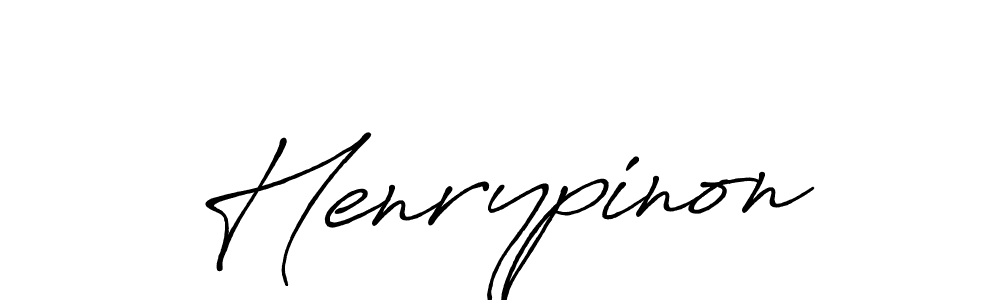 How to make Henrypinon signature? Antro_Vectra_Bolder is a professional autograph style. Create handwritten signature for Henrypinon name. Henrypinon signature style 7 images and pictures png