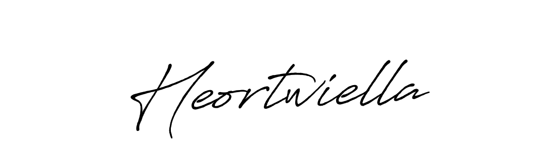 The best way (Antro_Vectra_Bolder) to make a short signature is to pick only two or three words in your name. The name Heortwiella include a total of six letters. For converting this name. Heortwiella signature style 7 images and pictures png