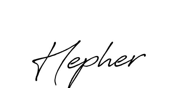 Similarly Antro_Vectra_Bolder is the best handwritten signature design. Signature creator online .You can use it as an online autograph creator for name Hepher. Hepher signature style 7 images and pictures png