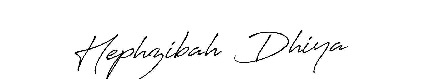 Make a beautiful signature design for name Hephzibah  Dhiya. With this signature (Antro_Vectra_Bolder) style, you can create a handwritten signature for free. Hephzibah  Dhiya signature style 7 images and pictures png