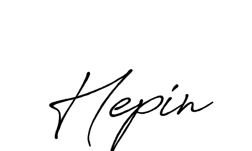 You should practise on your own different ways (Antro_Vectra_Bolder) to write your name (Hepin) in signature. don't let someone else do it for you. Hepin signature style 7 images and pictures png