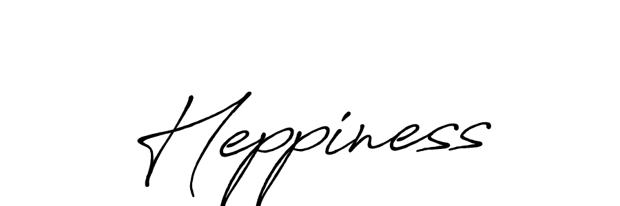 Design your own signature with our free online signature maker. With this signature software, you can create a handwritten (Antro_Vectra_Bolder) signature for name Heppiness. Heppiness signature style 7 images and pictures png