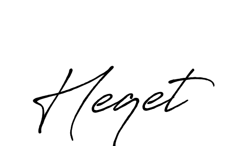 Design your own signature with our free online signature maker. With this signature software, you can create a handwritten (Antro_Vectra_Bolder) signature for name Heqet. Heqet signature style 7 images and pictures png