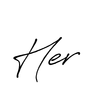 Make a short Her signature style. Manage your documents anywhere anytime using Antro_Vectra_Bolder. Create and add eSignatures, submit forms, share and send files easily. Her signature style 7 images and pictures png