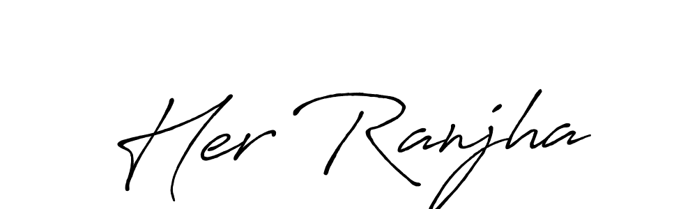 See photos of Her Ranjha official signature by Spectra . Check more albums & portfolios. Read reviews & check more about Antro_Vectra_Bolder font. Her Ranjha signature style 7 images and pictures png