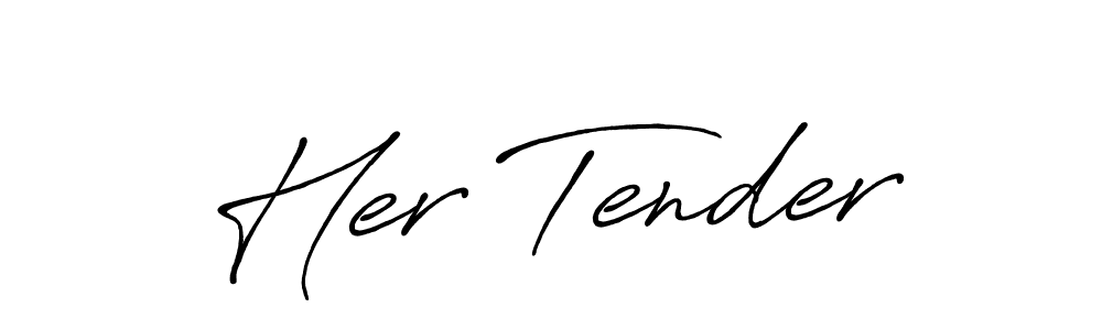 Make a beautiful signature design for name Her Tender. Use this online signature maker to create a handwritten signature for free. Her Tender signature style 7 images and pictures png