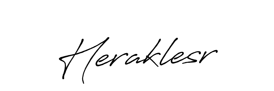 Heraklesr stylish signature style. Best Handwritten Sign (Antro_Vectra_Bolder) for my name. Handwritten Signature Collection Ideas for my name Heraklesr. Heraklesr signature style 7 images and pictures png