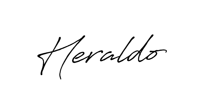 The best way (Antro_Vectra_Bolder) to make a short signature is to pick only two or three words in your name. The name Heraldo include a total of six letters. For converting this name. Heraldo signature style 7 images and pictures png