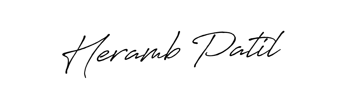 Here are the top 10 professional signature styles for the name Heramb Patil. These are the best autograph styles you can use for your name. Heramb Patil signature style 7 images and pictures png