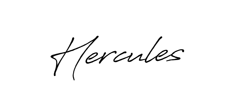 Make a beautiful signature design for name Hercules. With this signature (Antro_Vectra_Bolder) style, you can create a handwritten signature for free. Hercules signature style 7 images and pictures png