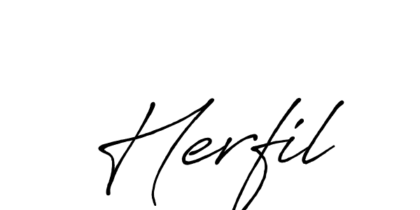 Antro_Vectra_Bolder is a professional signature style that is perfect for those who want to add a touch of class to their signature. It is also a great choice for those who want to make their signature more unique. Get Herfil name to fancy signature for free. Herfil signature style 7 images and pictures png