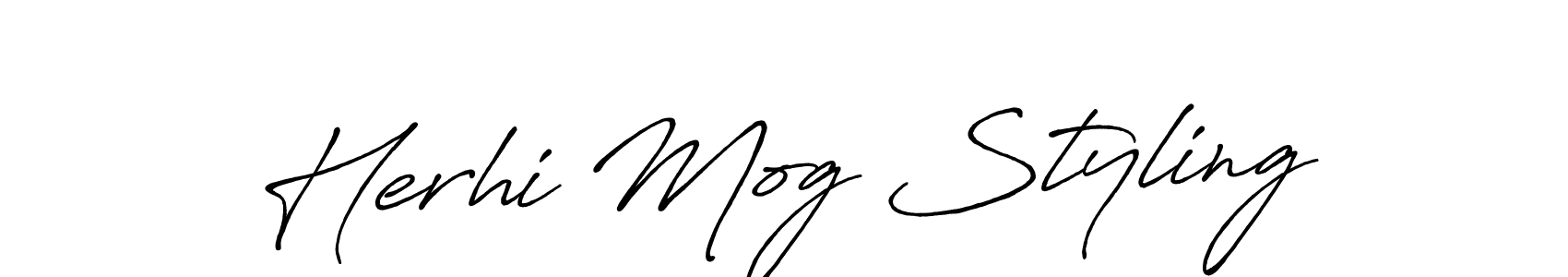How to Draw Herhi Mog Styling signature style? Antro_Vectra_Bolder is a latest design signature styles for name Herhi Mog Styling. Herhi Mog Styling signature style 7 images and pictures png