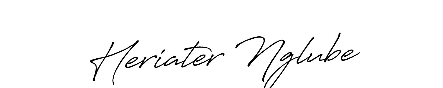 You should practise on your own different ways (Antro_Vectra_Bolder) to write your name (Heriater Nglube) in signature. don't let someone else do it for you. Heriater Nglube signature style 7 images and pictures png