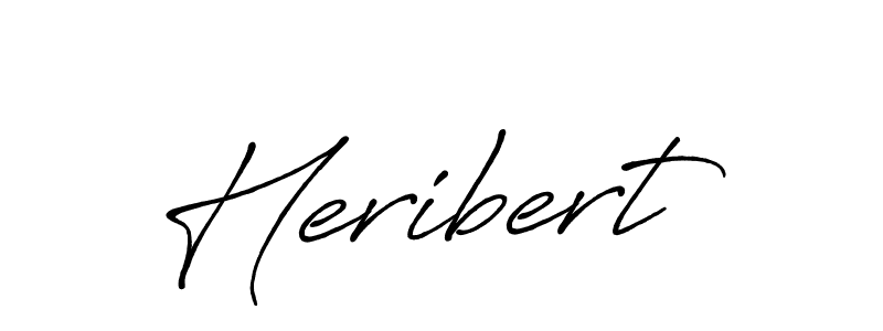 Create a beautiful signature design for name Heribert. With this signature (Antro_Vectra_Bolder) fonts, you can make a handwritten signature for free. Heribert signature style 7 images and pictures png