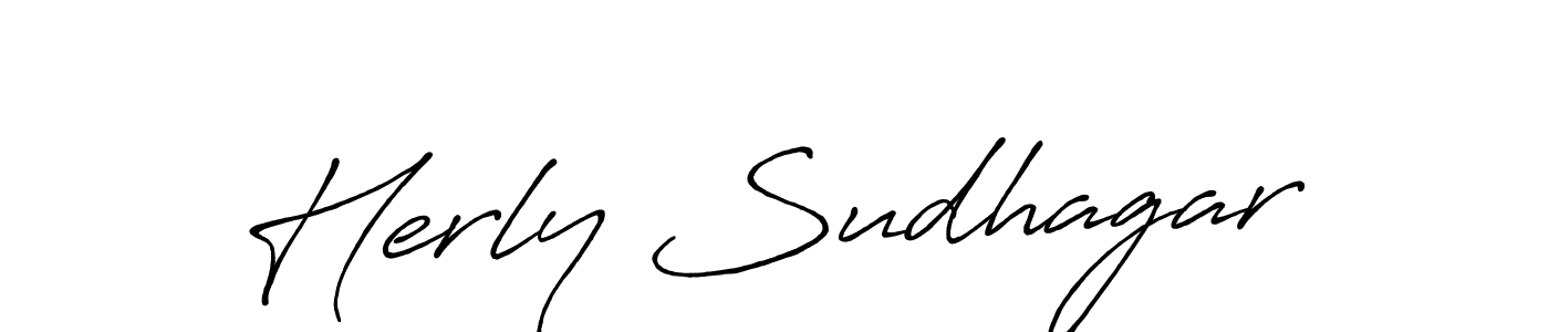 You can use this online signature creator to create a handwritten signature for the name Herly Sudhagar. This is the best online autograph maker. Herly Sudhagar signature style 7 images and pictures png