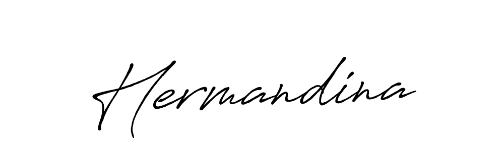 Once you've used our free online signature maker to create your best signature Antro_Vectra_Bolder style, it's time to enjoy all of the benefits that Hermandina name signing documents. Hermandina signature style 7 images and pictures png
