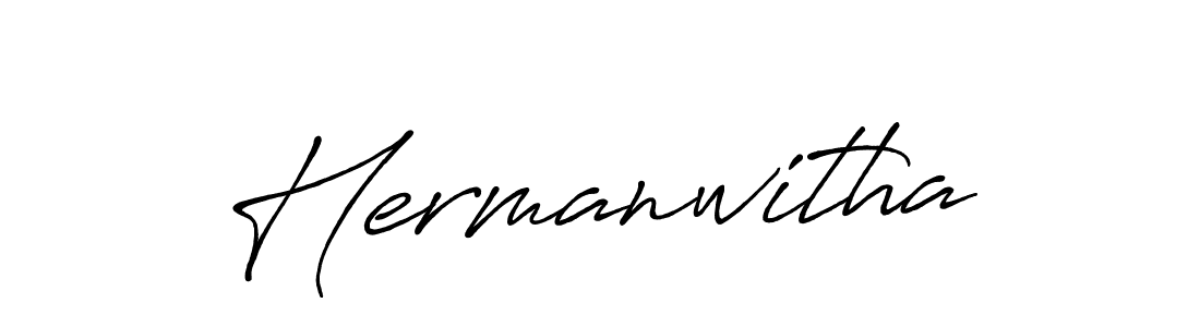 if you are searching for the best signature style for your name Hermanwitha. so please give up your signature search. here we have designed multiple signature styles  using Antro_Vectra_Bolder. Hermanwitha signature style 7 images and pictures png