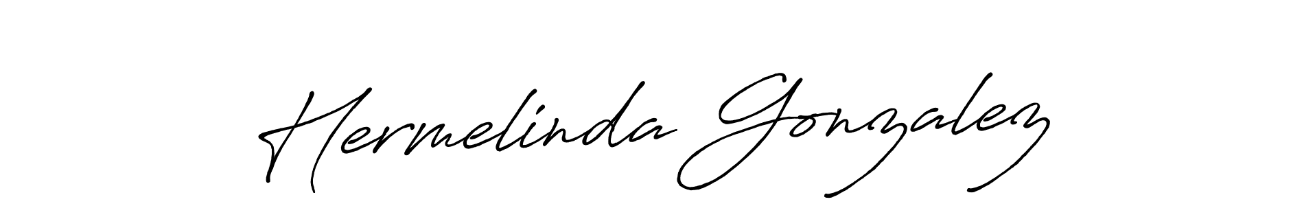Hermelinda Gonzalez stylish signature style. Best Handwritten Sign (Antro_Vectra_Bolder) for my name. Handwritten Signature Collection Ideas for my name Hermelinda Gonzalez. Hermelinda Gonzalez signature style 7 images and pictures png