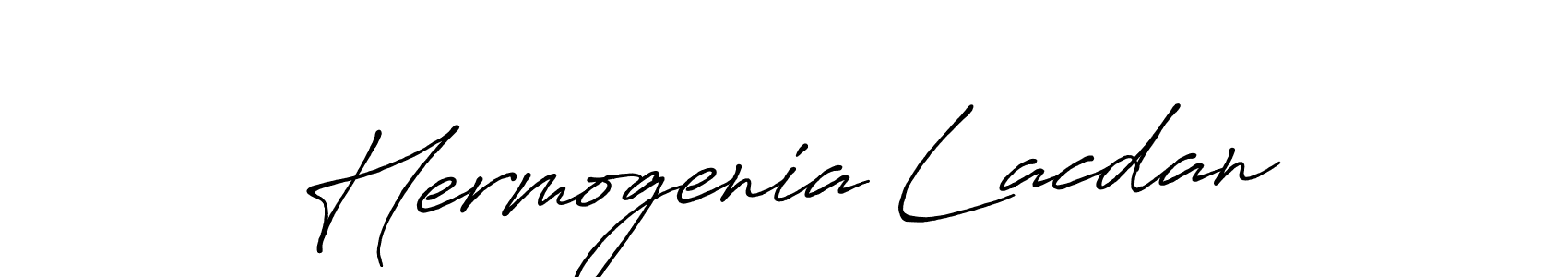 Make a beautiful signature design for name Hermogenia Lacdan. Use this online signature maker to create a handwritten signature for free. Hermogenia Lacdan signature style 7 images and pictures png