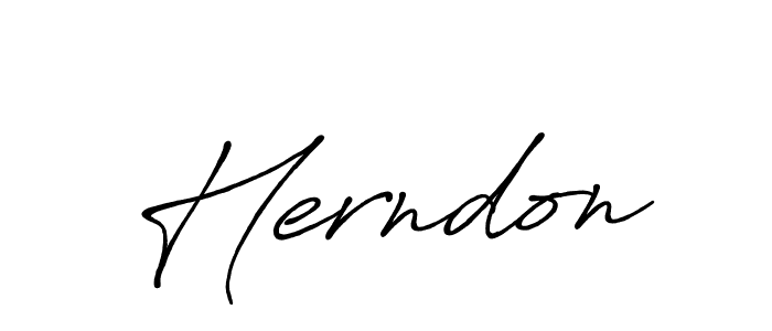 It looks lik you need a new signature style for name Herndon. Design unique handwritten (Antro_Vectra_Bolder) signature with our free signature maker in just a few clicks. Herndon signature style 7 images and pictures png