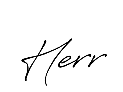 Use a signature maker to create a handwritten signature online. With this signature software, you can design (Antro_Vectra_Bolder) your own signature for name Herr. Herr signature style 7 images and pictures png