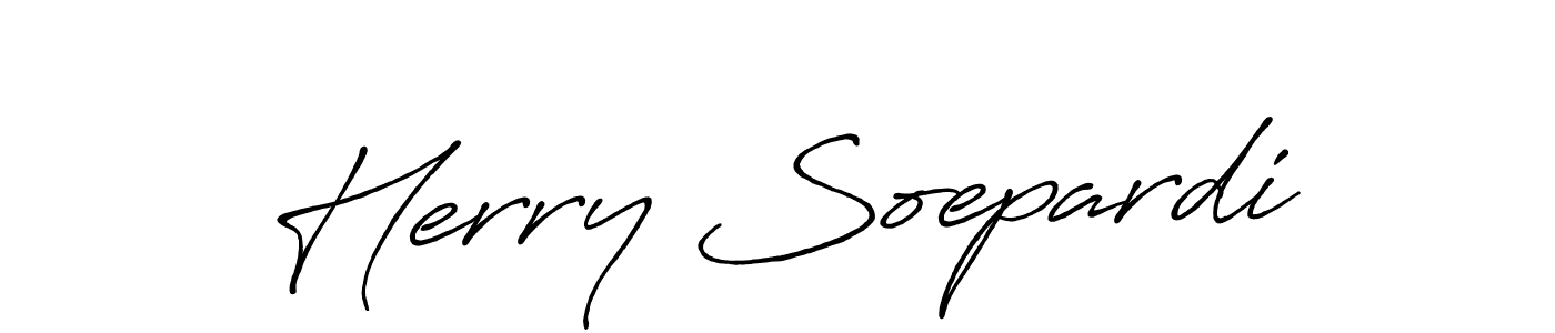 Also You can easily find your signature by using the search form. We will create Herry Soepardi name handwritten signature images for you free of cost using Antro_Vectra_Bolder sign style. Herry Soepardi signature style 7 images and pictures png
