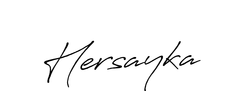 Once you've used our free online signature maker to create your best signature Antro_Vectra_Bolder style, it's time to enjoy all of the benefits that Hersayka name signing documents. Hersayka signature style 7 images and pictures png