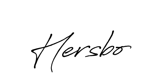 Make a beautiful signature design for name Hersbo. Use this online signature maker to create a handwritten signature for free. Hersbo signature style 7 images and pictures png