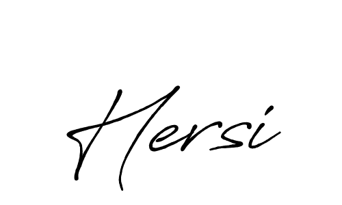 How to make Hersi signature? Antro_Vectra_Bolder is a professional autograph style. Create handwritten signature for Hersi name. Hersi signature style 7 images and pictures png