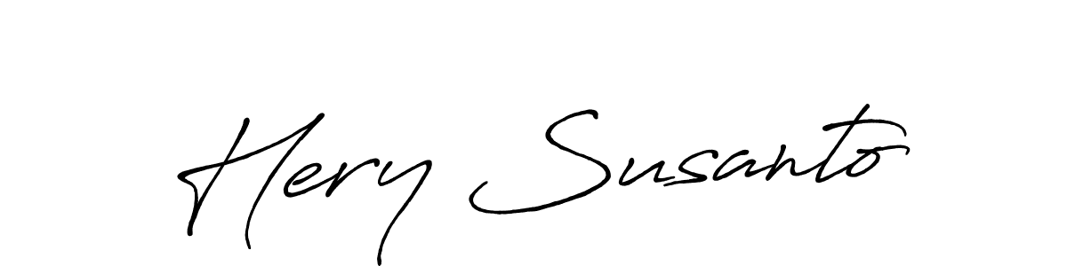 How to make Hery Susanto signature? Antro_Vectra_Bolder is a professional autograph style. Create handwritten signature for Hery Susanto name. Hery Susanto signature style 7 images and pictures png