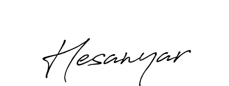 Make a beautiful signature design for name Hesanyar. Use this online signature maker to create a handwritten signature for free. Hesanyar signature style 7 images and pictures png
