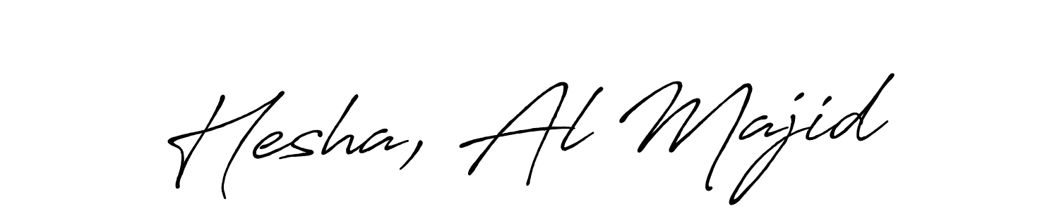 Make a short Hesha, Al Majid signature style. Manage your documents anywhere anytime using Antro_Vectra_Bolder. Create and add eSignatures, submit forms, share and send files easily. Hesha, Al Majid signature style 7 images and pictures png