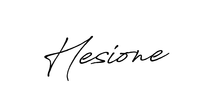 Also we have Hesione name is the best signature style. Create professional handwritten signature collection using Antro_Vectra_Bolder autograph style. Hesione signature style 7 images and pictures png