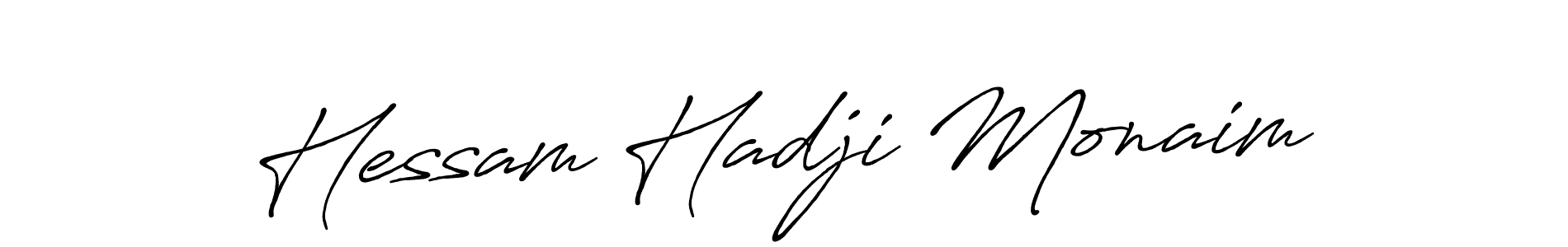 Make a beautiful signature design for name Hessam Hadji Monaim. Use this online signature maker to create a handwritten signature for free. Hessam Hadji Monaim signature style 7 images and pictures png