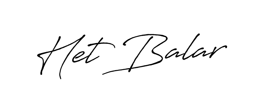 Make a beautiful signature design for name Het Balar. With this signature (Antro_Vectra_Bolder) style, you can create a handwritten signature for free. Het Balar signature style 7 images and pictures png