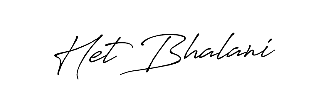 How to make Het Bhalani signature? Antro_Vectra_Bolder is a professional autograph style. Create handwritten signature for Het Bhalani name. Het Bhalani signature style 7 images and pictures png