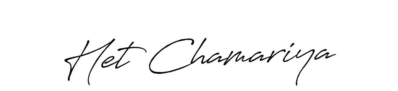 Once you've used our free online signature maker to create your best signature Antro_Vectra_Bolder style, it's time to enjoy all of the benefits that Het Chamariya name signing documents. Het Chamariya signature style 7 images and pictures png