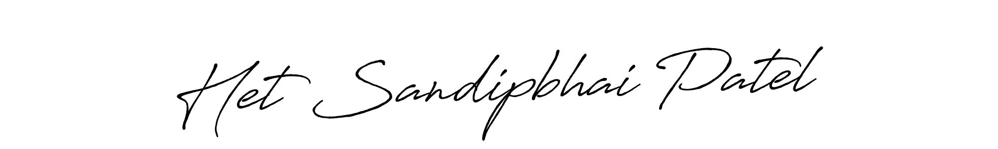 Use a signature maker to create a handwritten signature online. With this signature software, you can design (Antro_Vectra_Bolder) your own signature for name Het Sandipbhai Patel. Het Sandipbhai Patel signature style 7 images and pictures png