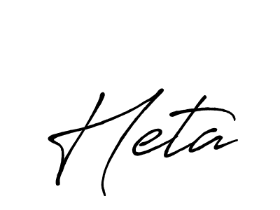 You should practise on your own different ways (Antro_Vectra_Bolder) to write your name (Heta) in signature. don't let someone else do it for you. Heta signature style 7 images and pictures png