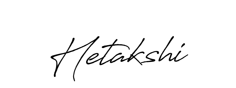 Also we have Hetakshi name is the best signature style. Create professional handwritten signature collection using Antro_Vectra_Bolder autograph style. Hetakshi signature style 7 images and pictures png