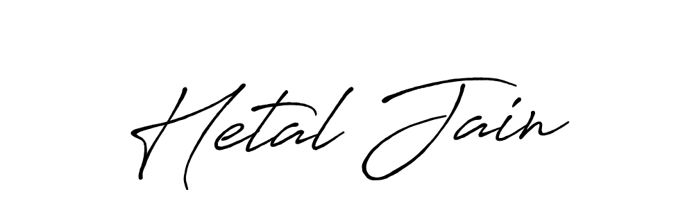 if you are searching for the best signature style for your name Hetal Jain. so please give up your signature search. here we have designed multiple signature styles  using Antro_Vectra_Bolder. Hetal Jain signature style 7 images and pictures png