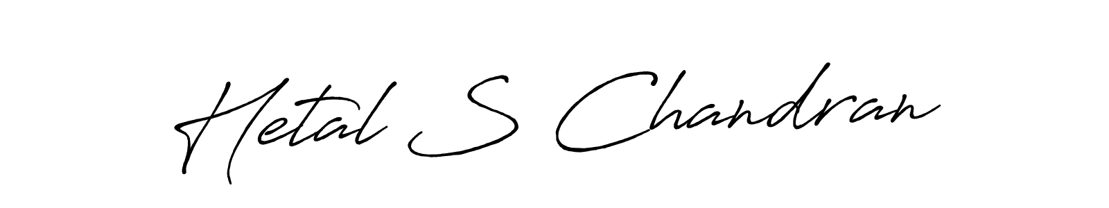 You can use this online signature creator to create a handwritten signature for the name Hetal S Chandran. This is the best online autograph maker. Hetal S Chandran signature style 7 images and pictures png