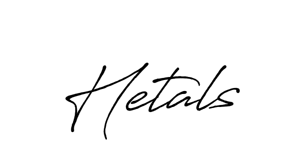Similarly Antro_Vectra_Bolder is the best handwritten signature design. Signature creator online .You can use it as an online autograph creator for name Hetals. Hetals signature style 7 images and pictures png