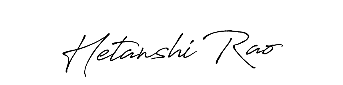 Make a beautiful signature design for name Hetanshi Rao. Use this online signature maker to create a handwritten signature for free. Hetanshi Rao signature style 7 images and pictures png