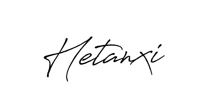 Also You can easily find your signature by using the search form. We will create Hetanxi name handwritten signature images for you free of cost using Antro_Vectra_Bolder sign style. Hetanxi signature style 7 images and pictures png