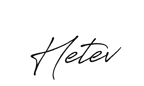 Once you've used our free online signature maker to create your best signature Antro_Vectra_Bolder style, it's time to enjoy all of the benefits that Hetev name signing documents. Hetev signature style 7 images and pictures png