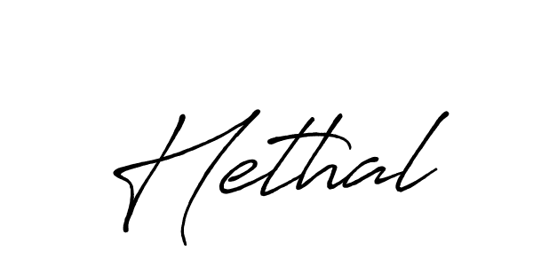 Make a beautiful signature design for name Hethal. Use this online signature maker to create a handwritten signature for free. Hethal signature style 7 images and pictures png